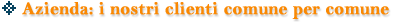 Azienda: i nostri clienti