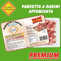 Pancetta a dadini Premium Affumicata